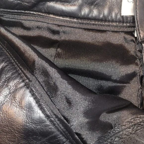 Milly of New York Black Leather Shorts - Picture 6 of 7